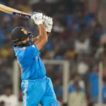 Rohit sharma hitting six