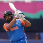 India Rohit Sharma six against Ireland in men T20 World Cup match