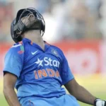 Rohit Sharma of India celebrates after scoring a century during the 4th One Day International, ODI, between India and Sri Lanka held at the Eden Gardens Stadium, Kolkata, India on the 13th November 2014 Photo.
