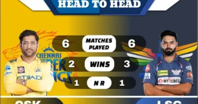 CSK vs LSG head to head