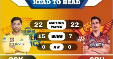 CSK vs SRH Head to Head