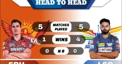 SRH vs LSG Head to Head