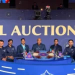 Delhi Capitals team management at Tata IPL Auction.