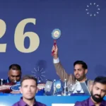 Mumbai Indians team management at Tata IPL Auction.