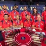 Royal Challengers Bengaluru team management at Tata IPL Auction.