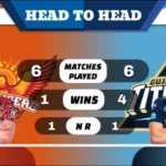 SRH vs GT Head to Head