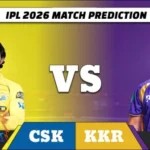 IPL 2026 CSK vs KKR match prediction