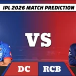 IPL 2026 DC vs RCB match prediction