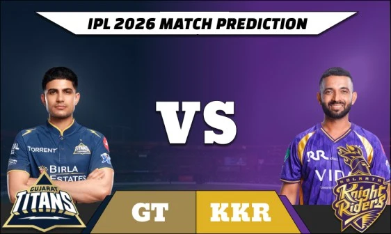 IPL 2026 GT vs KKR match prediction