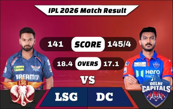 IPL 2026 LSG vs DC Match Result