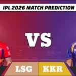 IPL 2026 LSG vs KKR match prediction