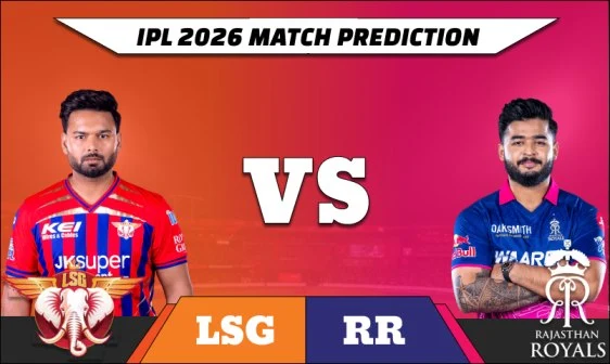 IPL 2026 LSG vs RR match prediction