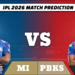 IPL 2026 MI vs PBKS match prediction