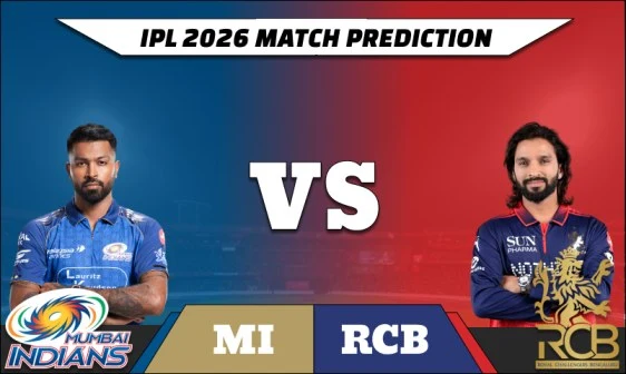 IPL 2026 MI vs RCB match prediction