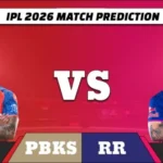 IPL 2026 PBKS vs RR match prediction