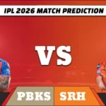 IPL 2026 PBKS vs SRH match prediction