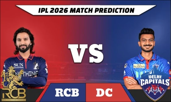IPL 2026 RCB vs DC match prediction