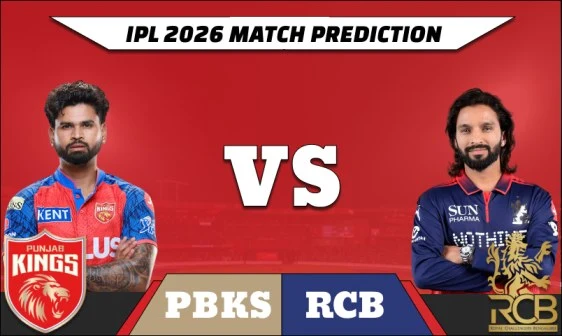 IPL 2026 PBKS vs RCB Match 61 Prediction