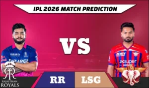 IPL 2026 RR vs LSG Match 64 Prediction
