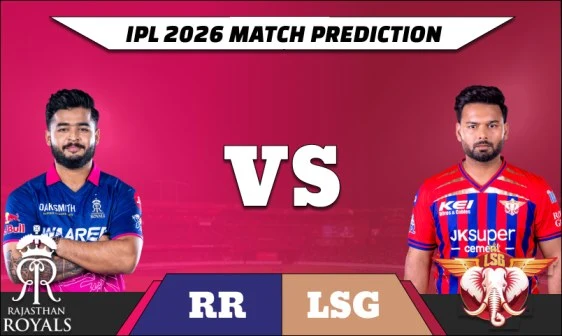 IPL 2026 RR vs LSG Match 64 Prediction
