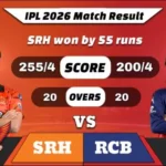 IPL 2026 SRH vs RCB Match 67 Result