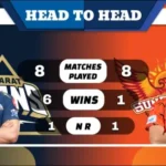 GT vs SRH Head to Head