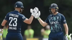 Liam Livingstone and Jos Buttler. (England vs Netherlands - 1st ODI 2022)
